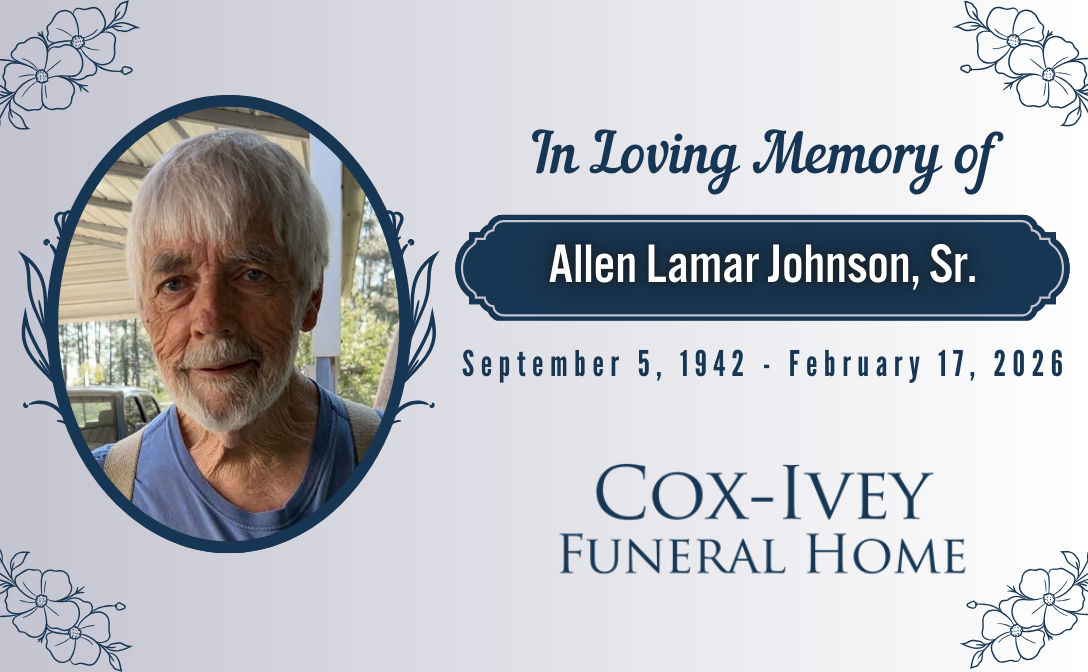 Cox Ivey Funeral Home Obituaries